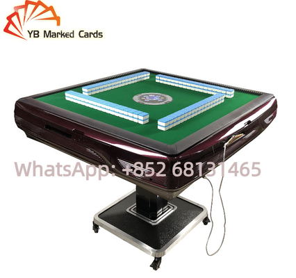 Казино зеленого цвета плутовки таблицы YB приборы автоматического Mahjong пластикового играя в азартные игры