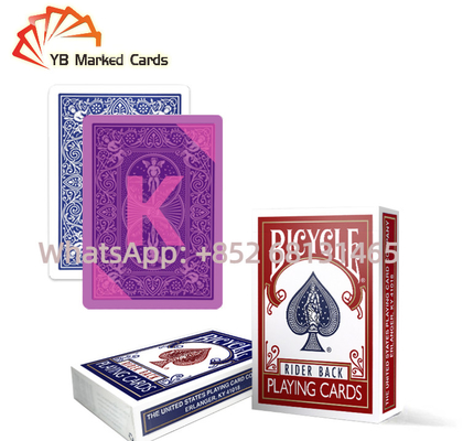 Покер золота игральных карт бирки игральных карт 0.30mm чернил PVC невидимый толстый Ho