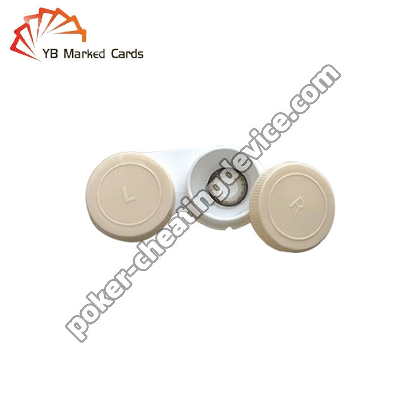 Контактные линзы с невидимыми УФ-чернилами для просмотра карт – Получите преимущество в покере