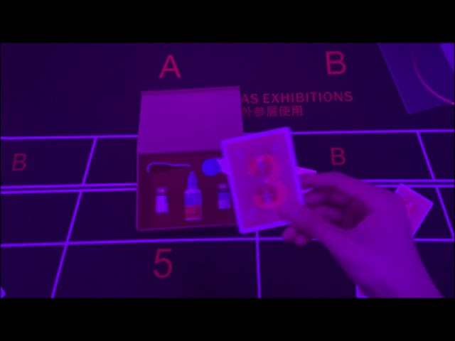 Контактные линзы для покера с невидимыми чернилами для игральных карт