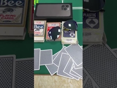 Контактные линзы с невидимым чернилом 9 мм для обмана игры в карты фиолетовый