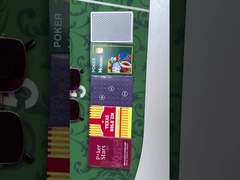 Карты с маркировкой смолы Контактные линзы Золото Светящиеся Мошеннические солнцезащитные очки