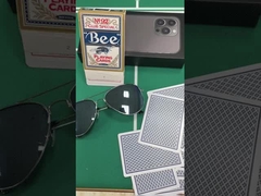 Копаг 1546 100% пластиковый профессиональный инфракрасный чит-карты Синий / Красный палуба набор