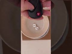 Электронные 10 мм / 12 мм D6 кости Пластик Удалённое управление Электронные обманные кости