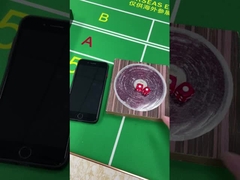 Пластмассовый набор костей 12 / 16 мм игровой игры казино кости с животным принтом