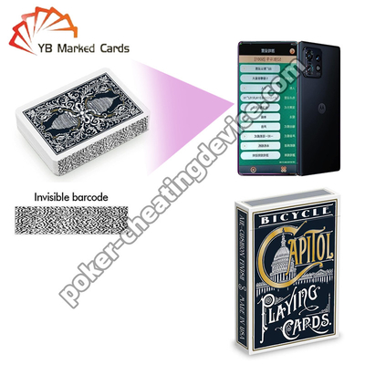 Велосипед Капитолий Казино-Степень штрих-код Играть в карты Синий