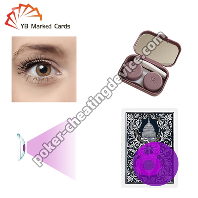 Poker Contact Lenses See Marked Cards With Infrared Detection