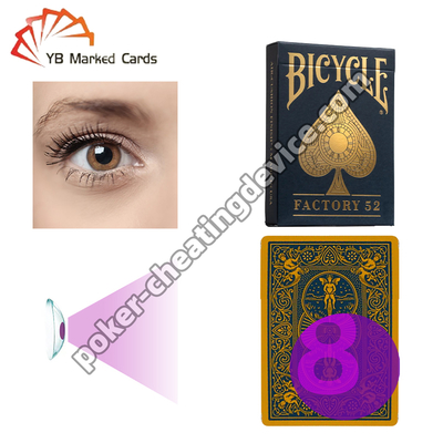 Помеченные инфракрасным излучением игральные карты Bicycle Factory 52 Ultimate Poker Advantage