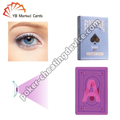 Инфракрасные знаки велосипедных игровых карт для мошенничества в покере