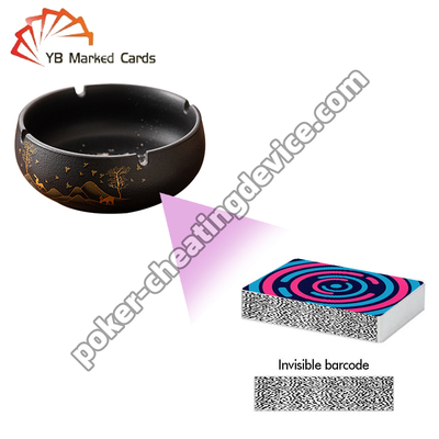 Скрытый сканер пепельницы для анализатора покера с обнаружением штрих-кодов