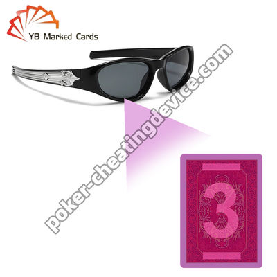 Солнцезащитные очки рентгеновского излучения Смотрите скрытые следы с помощью очков для обмана покера