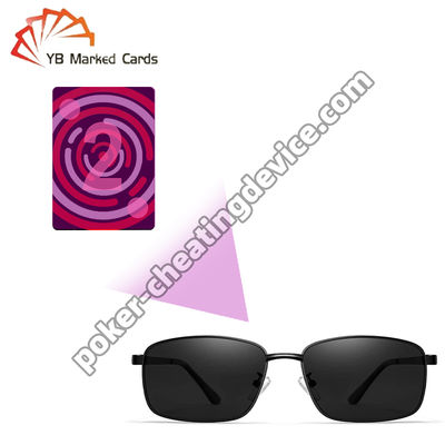 UV Invisible Ink Glasses For Marked Poker Playing Cards
