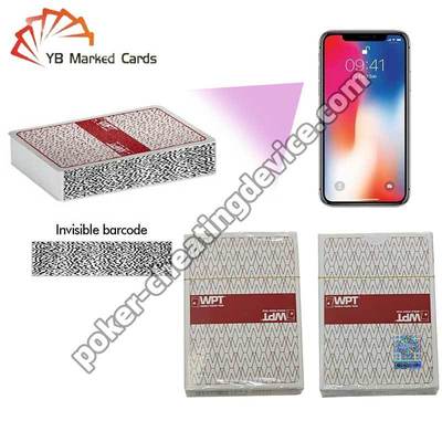 WPT штрих-код покерные карты для анализа покера обмана