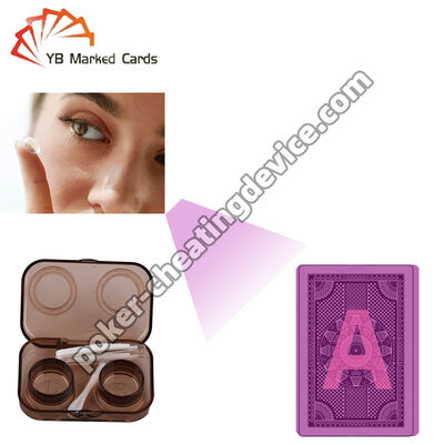 Инфракрасные контактные линзы для невидимых чернил для светящихся карт