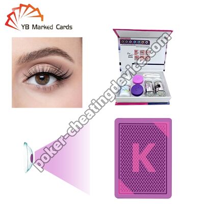 Контактные линзы для маркировки карт для карт, помеченных невидимыми чернилами