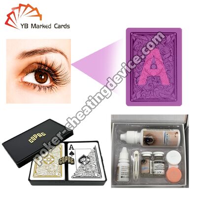 Покерные контактные линзы для обмана, для инфракрасных карт с метками