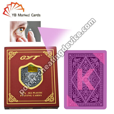 Карты Gyt Back с невидимыми инфракрасными люминесцентными чернилами