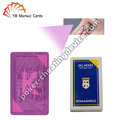 Колода карт Dal Negro с инфракрасной меткой для мошеннических трюков в азартных играх