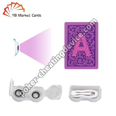 Инфракрасные контактные линзы для карт с невидимым чернилом