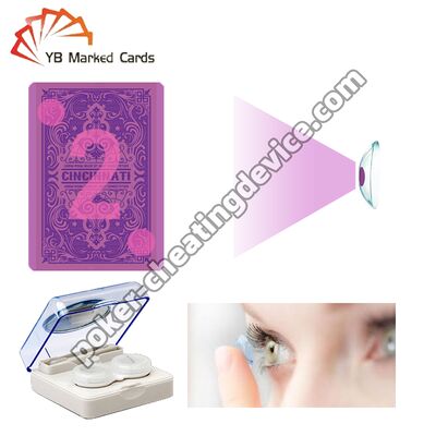 Контактные линзы для просмотра покерных карт