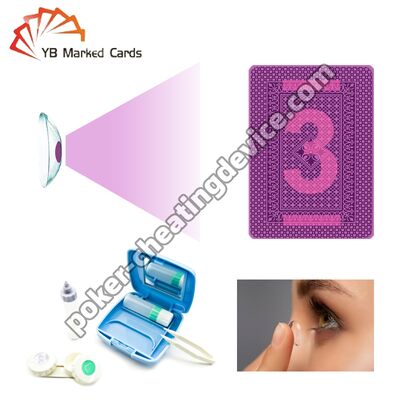 Маркированные покерные карты контактные линзы для просмотра игровых карт